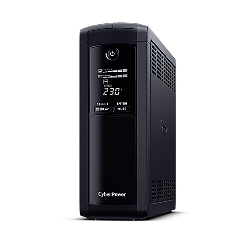 CyberPower VP1200EILCD VP1200EILCD, Línea interactiva, 1,2 kVA, 720 W, Seno, 167 V, 295 V