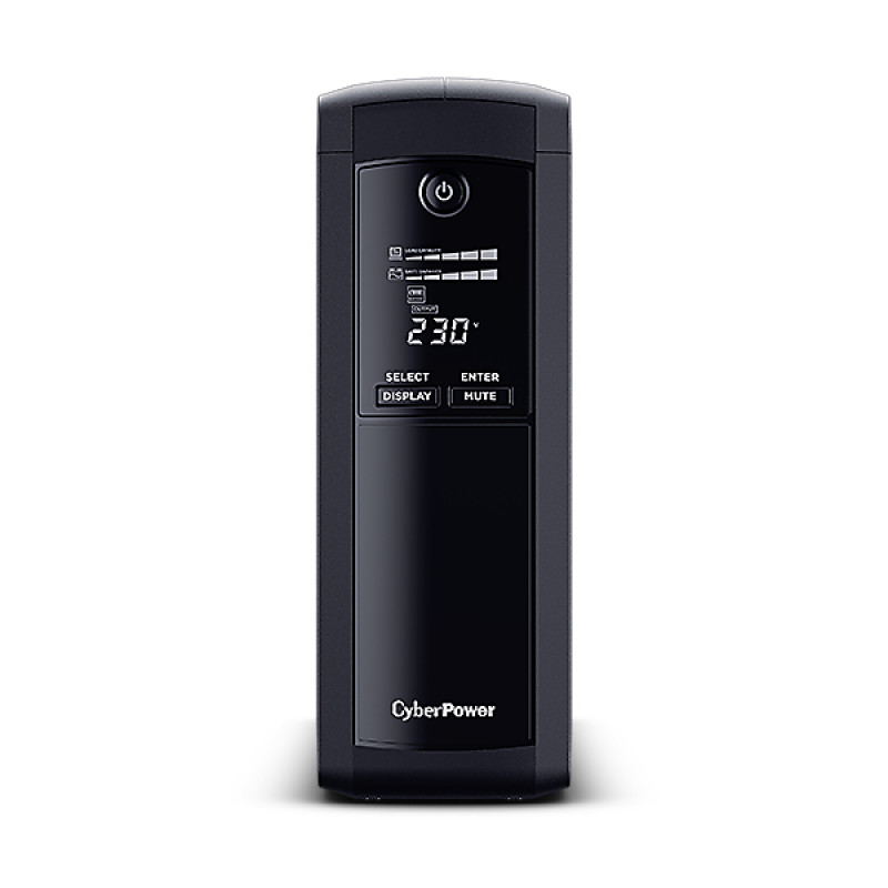 CyberPower VP1200EILCD VP1200EILCD, Línea interactiva, 1,2 kVA, 720 W, Seno, 167 V, 295 V