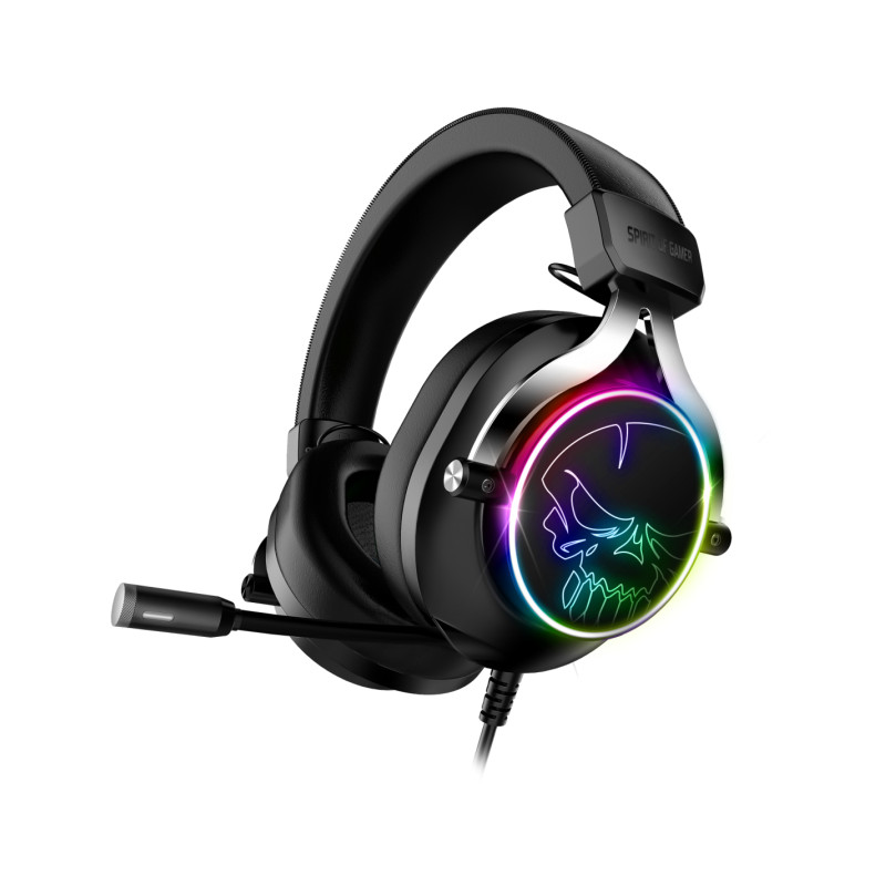 Spirit of Gamer MIC-XH600 XPERT-H600, Alámbrico, Juego, 20 - 20000 Hz, 350 g, Auriculares, Negro