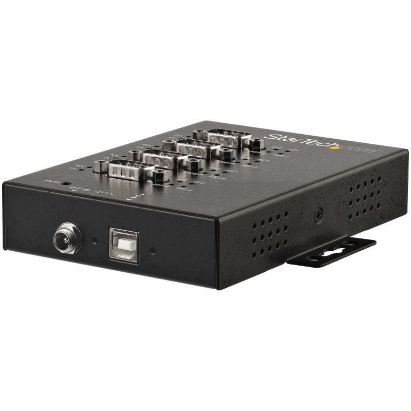 StarTech.com ICUSB234854I Adaptador Hub Serie RS232/RS485/RS422 a 4 puertos USB - Convertidor Ladrón USB 2.0 a Serial DB9 -