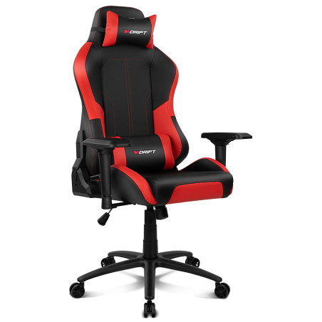 DRIFT DR250R DR250, Silla para videojuegos de PC, 150 kg, Asiento acolchado tapizado, Respaldo acolchado tapizado, PC, Negro