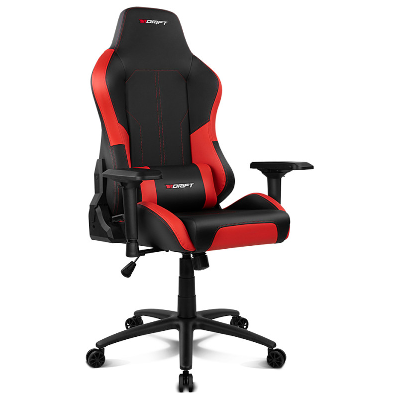 DRIFT DR250R DR250, Silla para videojuegos de PC, 150 kg, Asiento acolchado tapizado, Respaldo acolchado tapizado, PC, Negro