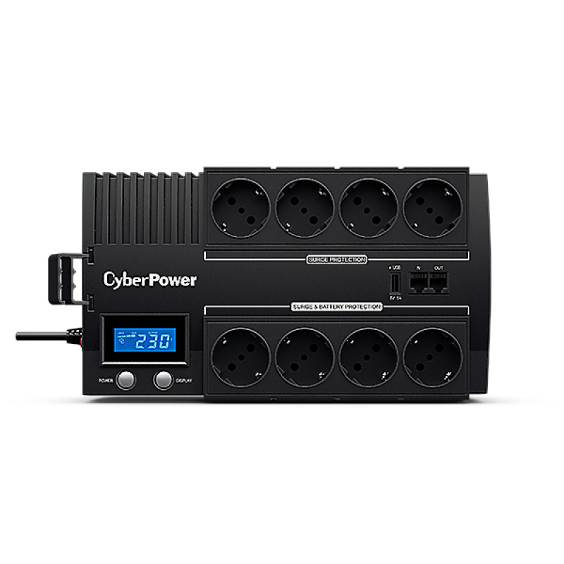 CyberPower BR700ELCD BR700ELCD, Línea interactiva, 0,7 kVA, 420 W, Seno, 165 V, 290 V