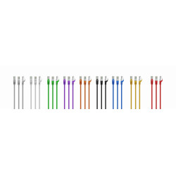 Gembird PP6U-5M/BK PP6U-5M, 5 m, Cat6, U/UTP (UTP), RJ-45, RJ-45, Negro 2