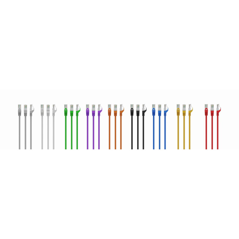 Gembird PP6U-5M/BK PP6U-5M, 5 m, Cat6, U/UTP (UTP), RJ-45, RJ-45, Negro