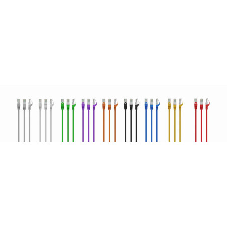Gembird PP6U-5M/BK PP6U-5M, 5 m, Cat6, U/UTP (UTP), RJ-45, RJ-45, Negro
