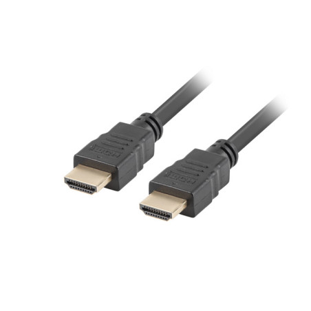 Lanberg CA-HDMI-11CC-0010-BK CA-HDMI-11CC-0010-BK, 1 m, HDMI tipo A (Estándar), HDMI tipo A (Estándar), 3D, 10,2 Gbit/s, Negro