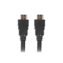 Lanberg CA-HDMI-11CC-0010-BK CA-HDMI-11CC-0010-BK, 1 m, HDMI tipo A (Estándar), HDMI tipo A (Estándar), 3D, 10,2 Gbit/s, Negro 2