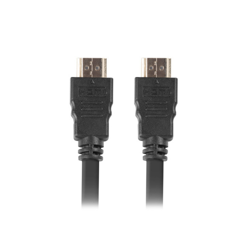 Lanberg CA-HDMI-11CC-0010-BK CA-HDMI-11CC-0010-BK, 1 m, HDMI tipo A (Estándar), HDMI tipo A (Estándar), 3D, 10,2 Gbit/s, Negro