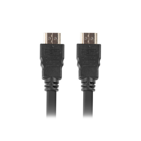 Lanberg CA-HDMI-11CC-0010-BK CA-HDMI-11CC-0010-BK, 1 m, HDMI tipo A (Estándar), HDMI tipo A (Estándar), 3D, 10,2 Gbit/s, Negro