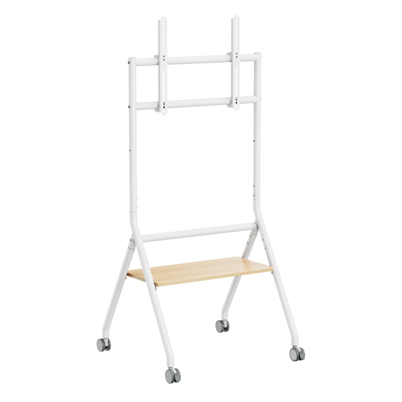 Ewent EW1582 EW1582, 94 cm (37"), 2,18 m (86"), 200 x 200 mm, 600 x 400 mm, Melamina, Plástico, Acero, Blanco, Madera