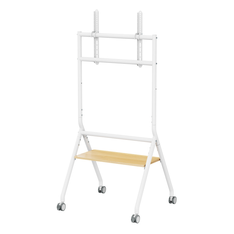 Ewent EW1582 EW1582, 94 cm (37"), 2,18 m (86"), 200 x 200 mm, 600 x 400 mm, Melamina, Plástico, Acero, Blanco, Madera