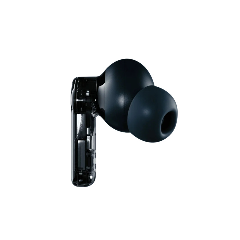 Nothing A10600061 Ear, True Wireless Stereo (TWS), Llamadas/Música, Auriculares, Negro, Transparente