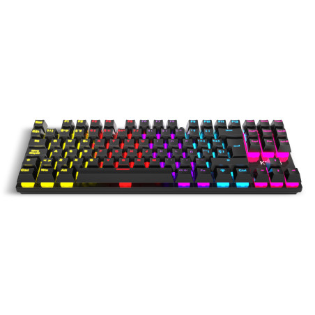 Krom NXKROMKASICTKL Kasic TKL, Tenkeyless (sin zona numérica) (80 - 87%), Alámbrico, USB, Interruptor mecánico, LED RGB,