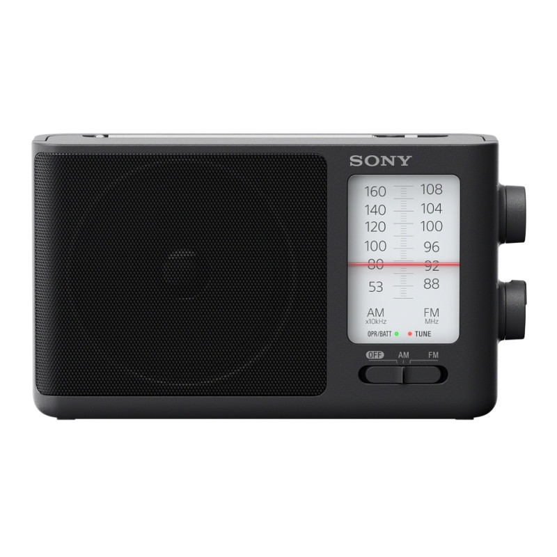 Sony ICF506 ICF506, Portátil, AM, FM, Negro, Giratorio, 110 h, AA