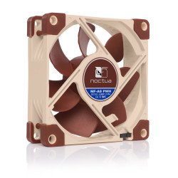 Noctua NF-A8 PWM NF-A8 PWM, Ventilador, 8 cm, 450 RPM, 2200 RPM, 55,5 m³/h, Beige, Marrón 2