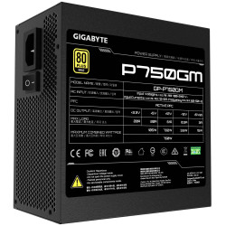 GIGABYTE GP-P750GM P750GM, 750 W, 100 - 240 V, 50 - 60 Hz, 12-6 A, Activo, 16 ms 2