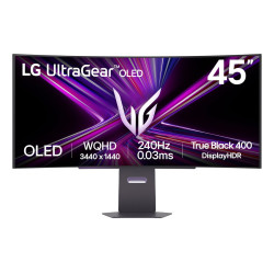 LG 45GX900A-B.AEU 45GX900A-B, 113 cm (44.5"), 3440 x 1440 Pixeles, Wide Quad HD, OLED, 0,03 ms, Negro