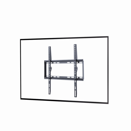 Gembird WM-55F-04 WM-55F-04, 81,3 cm (32"), 139,7 cm (55"), 200 x 200 mm, 400 x 400 mm, Acero, Negro
