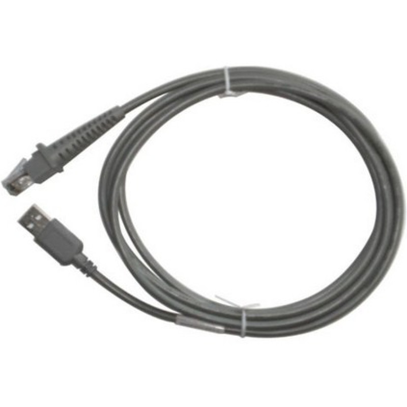 Datalogic 90A052065 Data Transfer Cable, 2 m, USB A, Macho/Macho, Gris