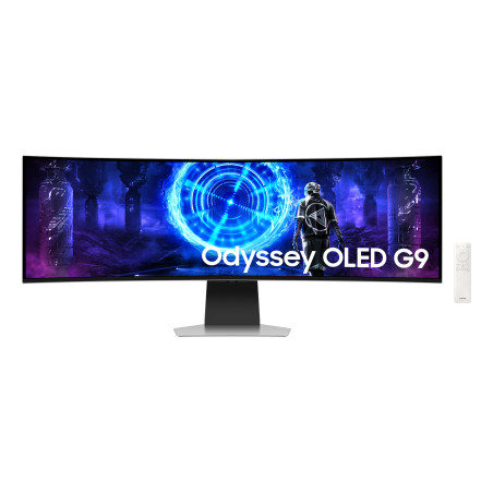 Samsung LS49DG950SUXEN S49DG950SU, 124,5 cm (49"), 5120 x 1440 Pixeles, Dual QHD, OLED, 0,03 ms, Plata