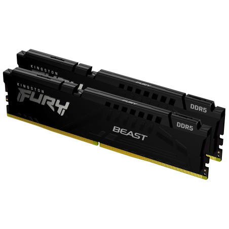 Kingston Technology KF556C36BBEK2-16 FURY Beast 16GB 5600MT/s DDR5 CL36 DIMM (Kit de 2) Black EXPO, 16 GB, 2 x 8 GB, DDR5,