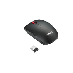 ASUS 90XB0450-BMU000 Ratón óptico inalámbrico WT300 - Negro, Ambidextro, Óptico, RF inalámbrico, 1600 DPI, Negro, Rojo 2