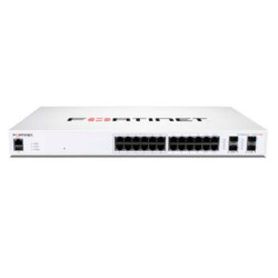 Fortinet FS-124F-FPOE FS-124F-FPOE, Energía sobre Ethernet (PoE), Montaje en rack, 1U