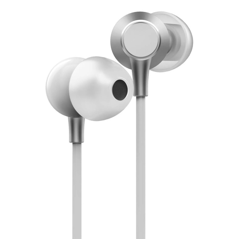 Energy Sistem 457229 Metallized, Alámbrico, Llamadas/Música, 20 - 20000 Hz, 12 g, Auriculares, Plata, Blanco