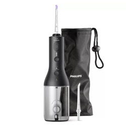 Philips HX3826/33 Sonicare 3000 series Power Flosser 3000 HX3826/33 Irrigador oral sin cable, Negro, 1 min, 0,25 L, Batería,