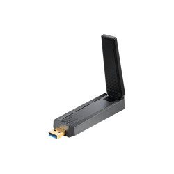 MSI AX1800 WIFI USB ADAPTER AX1800 WiFi USB Adapter, Inalámbrico, USB, WLAN, Wi-Fi 6 (802.11ax), 1201 Mbit/s, Negro 2