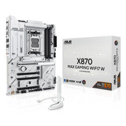 ASUS 90MB1LZ0-M0EAY0 X870 MAX GAMING WIFI7 W, AMD, Zócalo AM5, AMD Ryzen 7000 Series, AMD Ryzen 8000 Series, AMD Ryzen 9000