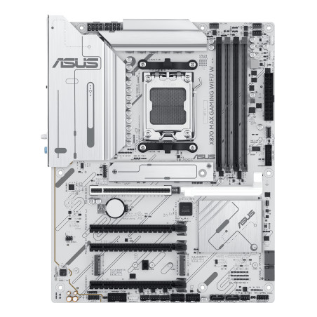 ASUS 90MB1LZ0-M0EAY0 X870 MAX GAMING WIFI7 W, AMD, Zócalo AM5, AMD Ryzen 7000 Series, AMD Ryzen 8000 Series, AMD Ryzen 9000