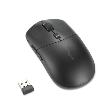Kensington K75507EU Ratón recargable MY430 EQ, RF Wireless + Bluetooth, 2400 DPI, Negro
