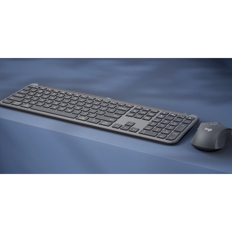 Logitech 920-012506 Signature Slim Combo MK950, Inalámbrico, RF Wireless + Bluetooth, Switch de tecla de tijera, QWERTY,