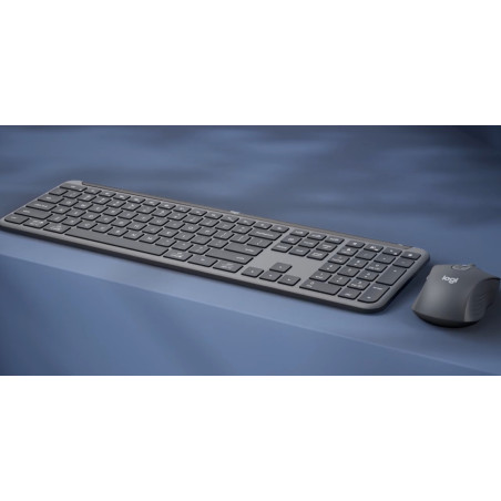 Logitech 920-012506 Signature Slim Combo MK950, Inalámbrico, RF Wireless + Bluetooth, Switch de tecla de tijera, QWERTY,