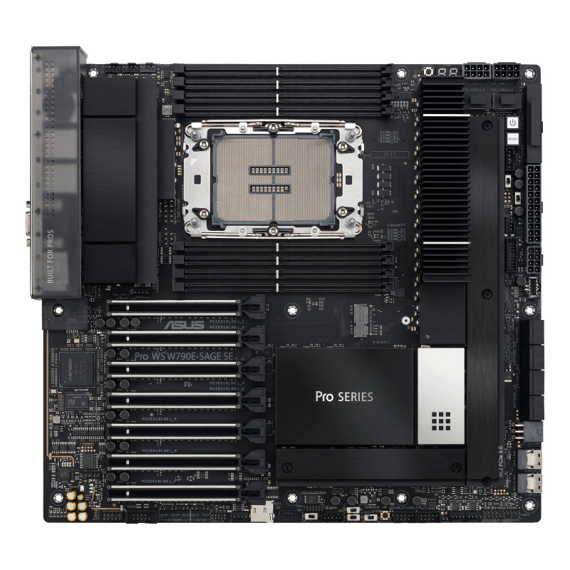 ASUS 90MB1C20-M0EAY0 PRO WS W790E-SAGE SE, Intel, LGA 4677 (Socket E), Intel® Xeon® W, W-2400, W-3400, LGA 4677 (Socket E),