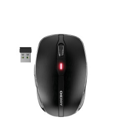 CHERRY JW-8100 MW 8C ADVANCED, Ambidextro, Óptico, RF Wireless + Bluetooth, 3000 DPI, Negro, Gris