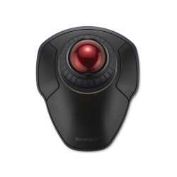 Kensington K70992WW Trackball inalámbrico Orbit con anillo de desplazamiento: negro, Ambidextro, Negro