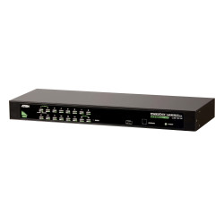 ATEN CS1316-AT-G Switch KVM VGA PS/2-USB de 16 puertos, 2048 x 1536 Pixeles, QXGA, Montaje en rack, 6,5 W, 1U, Negro
