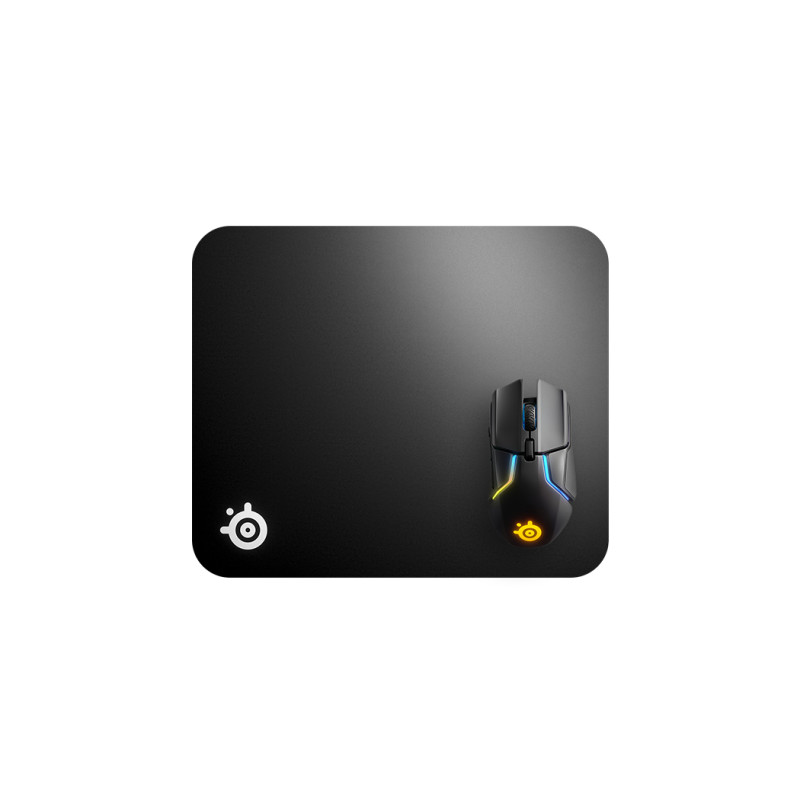 Steelseries 63821 QcK Hard, Negro, Monocromo, Polietileno, Alfombrilla de ratón para juegos