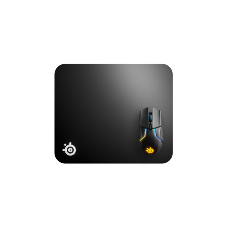 Steelseries 63821 QcK Hard, Negro, Monocromo, Polietileno, Alfombrilla de ratón para juegos