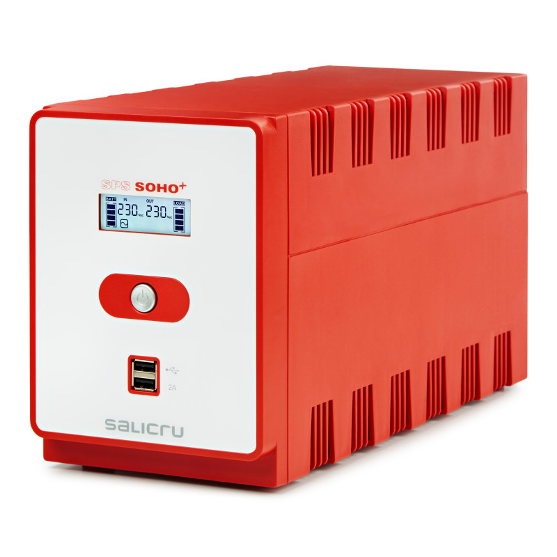 Salicru 647CA000010 SPS 1200 SOHO+ IEC, Línea interactiva, 1,2 kVA, 720 W, Pseudo sine, 162 V, 290 V