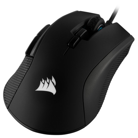 Corsair CH-9307011-EU IRONCLAW RGB, mano derecha, USB tipo A, 18000 DPI, Negro
