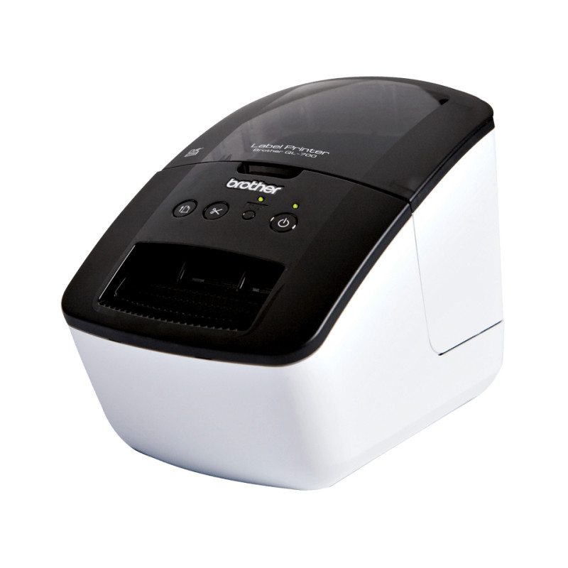 Brother QL-700 QL-700, DK, Térmica directa, 300 x 300 DPI, 150 mm/s, Negro, Blanco