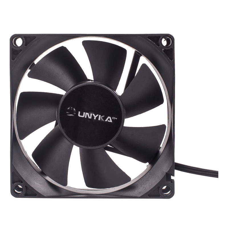 UNYKAch 51786 51786, Ventilador, 8 cm, 2000 RPM, Negro