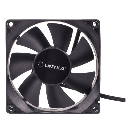 UNYKAch 51786 51786, Ventilador, 8 cm, 2000 RPM, Negro
