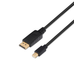 AISENS A124-0132 A124-0132, 3 m, DisplayPort, Mini DisplayPort, Macho, Macho, 3840 x 2400 Pixeles