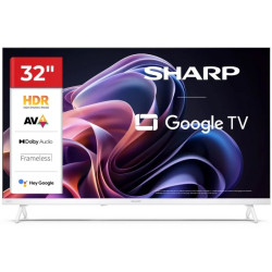 Sharp 32HF2265EW LC-32HF2265EW, 81,3 cm (32"), 1366 x 768 Pixeles, LED, Smart TV, Wifi, Blanco