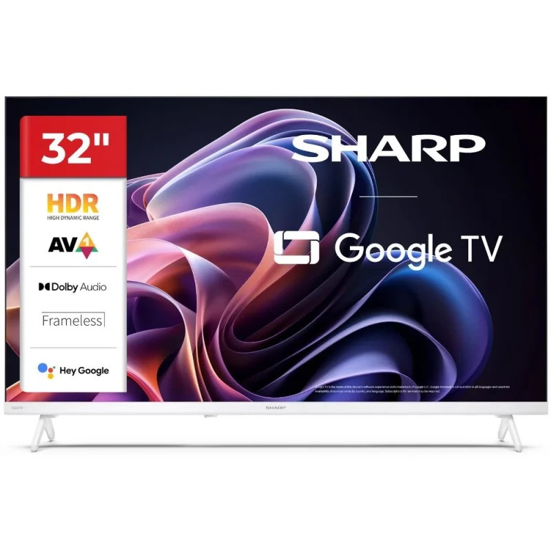Sharp 32HF2265EW LC-32HF2265EW, 81,3 cm (32"), 1366 x 768 Pixeles, LED, Smart TV, Wifi, Blanco